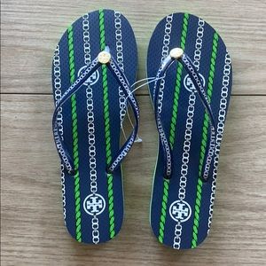New Tory Burch Flip Flops